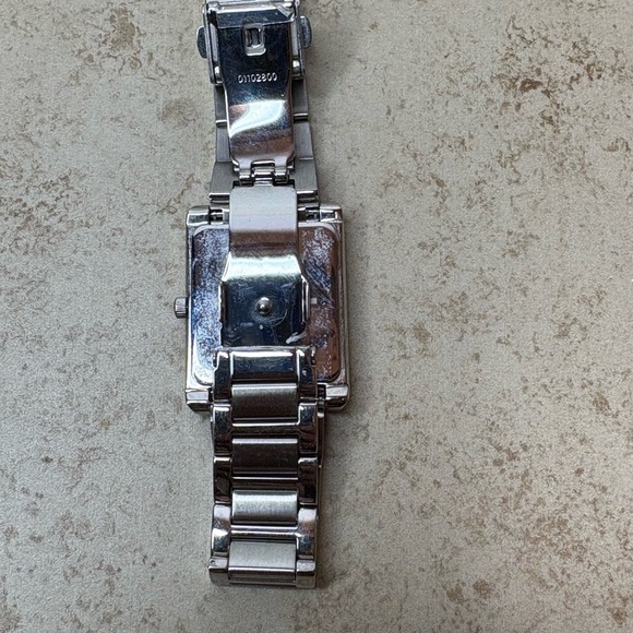 DKNY Silver Rectangular Watch - Picture 2 of 3